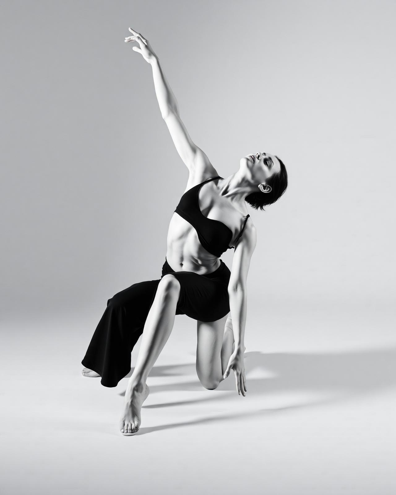 Dancer in expressive pose